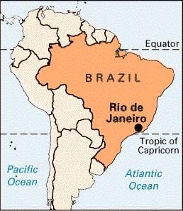 Hoteller i Rio de Janeiro i brasilien kort