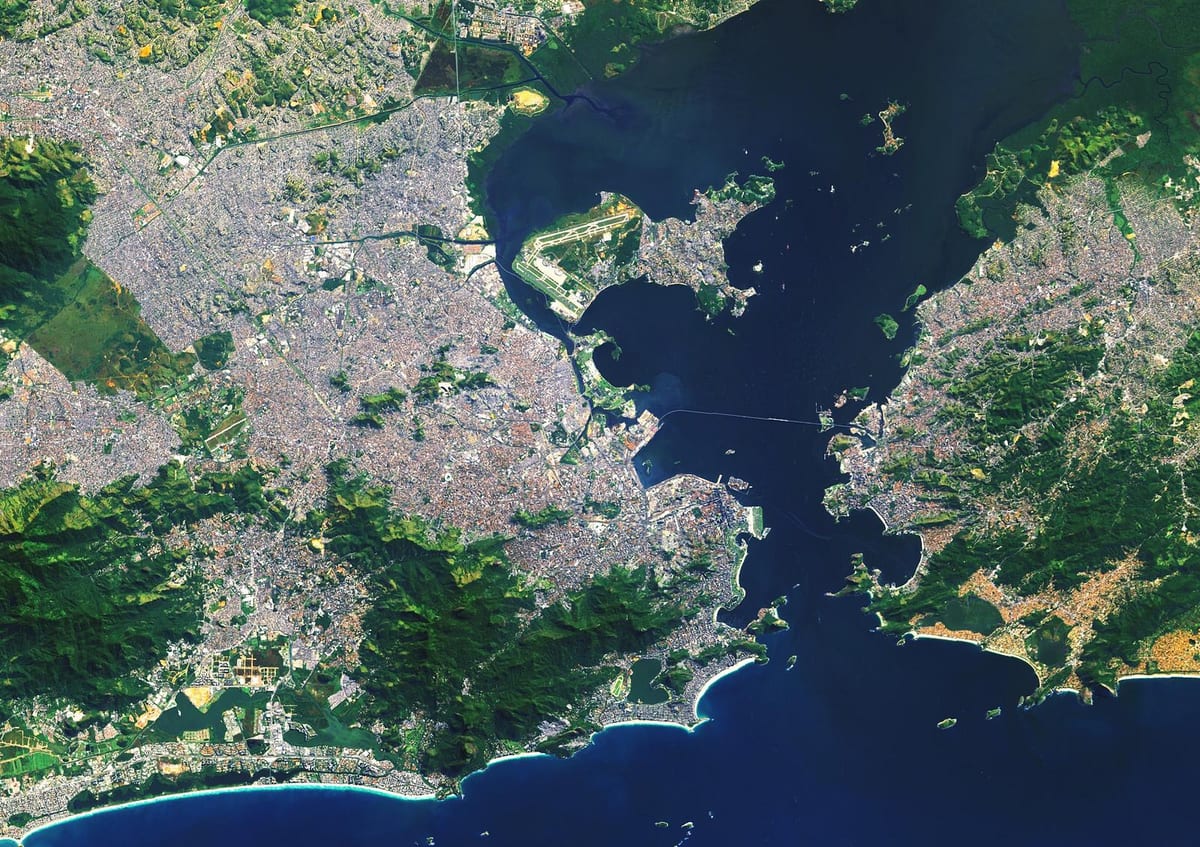 satellit-kort over hoteller i Rio de Janeiro